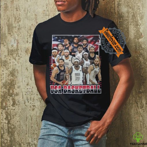 USA Men’s Basketball 2024 Summer Olympics Roster Shirt