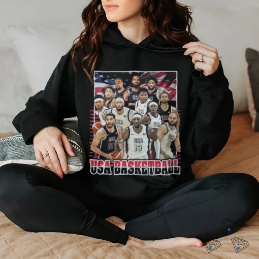 USA Men’s Basketball 2024 Summer Olympics Roster Shirt