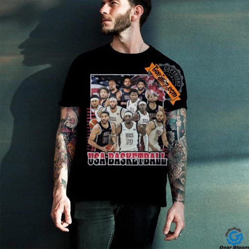 USA Men’s Basketball 2024 Summer Olympics Roster Shirt
