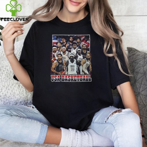 USA Mens Basketball 2024 Summer Olympics Roster Unisex T Shirt