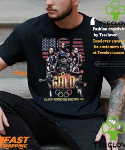 USA Men’s Olympics Gold Basketball 2024 T Shirt