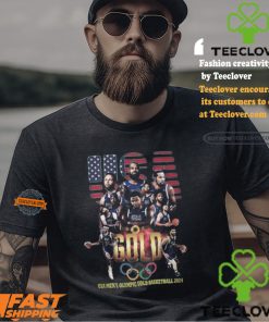 USA Men’s Olympics Gold Basketball 2024 T Shirt 3 USA Men’s Olympics Gold Basketball 2024 T Shirt