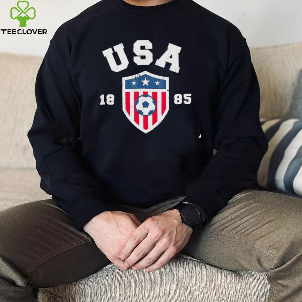 USA Soccer 1885 American flag logo shirt USA Soccer 1885 American flag logo shirt