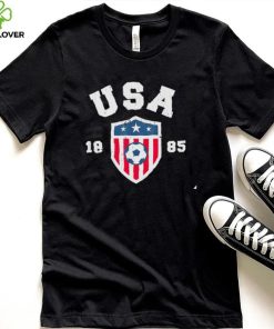 USA Soccer 1885 American flag logo shirt