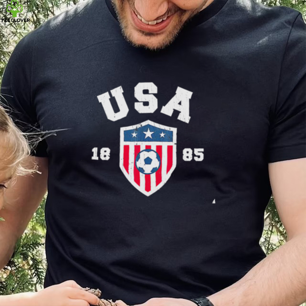 USA Soccer 1885 American flag logo shirt USA Soccer 1885 American flag logo shirt