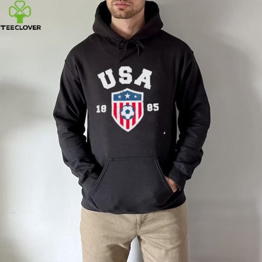 USA Soccer 1885 American flag logo shirt