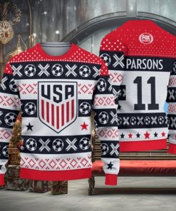 USA Soccer Ugly Christmas 3D Sweater