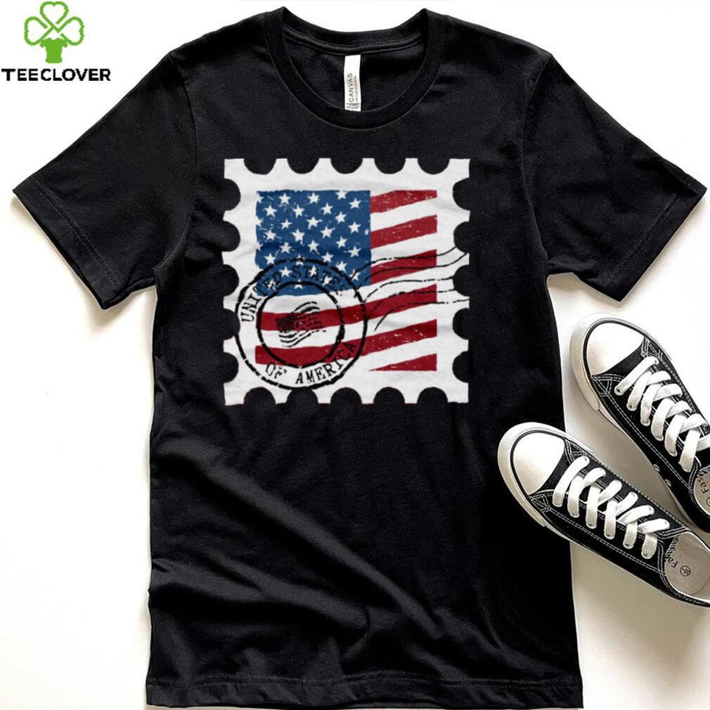 USA Stamp WHT Shirt USA Stamp WHT Shirt