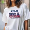 Olympic Paris 2024 Deadpool Team USA Unisex T Shirt