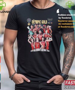 USA Women’s Olympic Gold Basketball 2024 Mineral Wash T Shirt 2 USA Women’s Olympic Gold Basketball 2024 Mineral Wash T Shirt