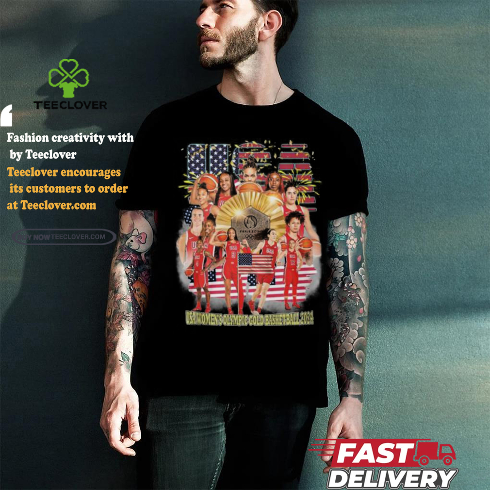 USA Women’s Olympic Gold Basketball Champions 2024 T Shirt USA Women’s Olympic Gold Basketball Champions 2024 T Shirt