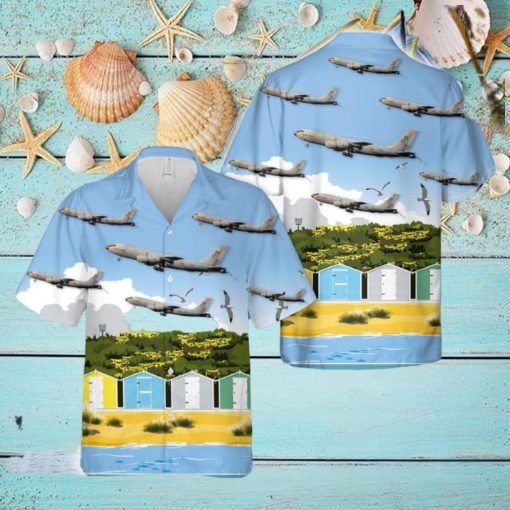 USAF 100th Air Refueling Wing Boeing KC 135 Stratotanker Hawaiian Shirt