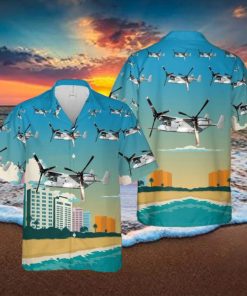 USAF 18th Flight Test Squadron V 22 Osprey Hawaiian Shirt