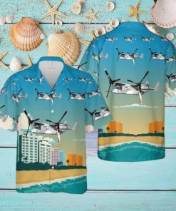 USAF 18th Flight Test Squadron V 22 Osprey Hawaiian Shirt