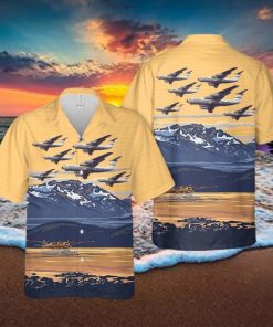 USAF 436th Airlift Wing Lockheed C 141 Starlifter 3D All Over Printed Hawaiian Shirt