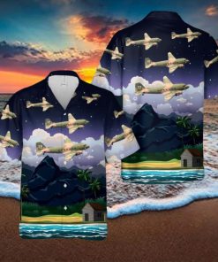 USAF Douglas AC 47 Spooky Aloha Hawaiian Shirt Men And Women Beach Shirt