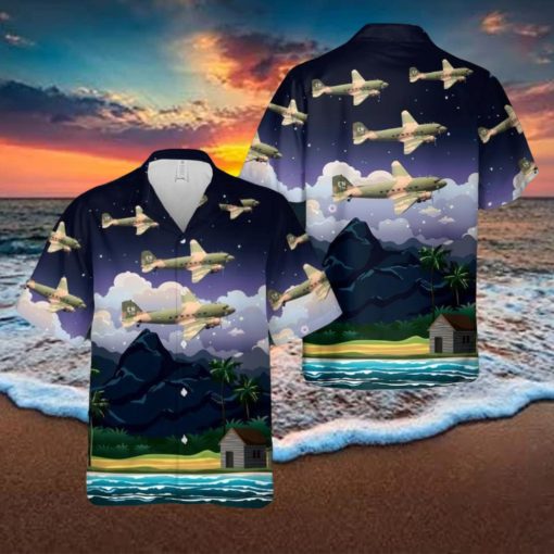 USAF Douglas AC 47 Spooky Aloha Hawaiian Shirt Men And Women Beach Shirt