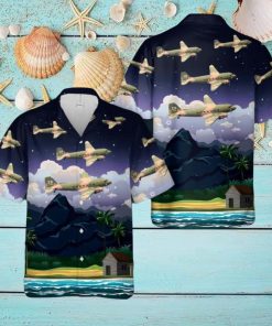 USAF Douglas AC 47 Spooky Aloha Hawaiian Shirt Men And Women Beach Shirt