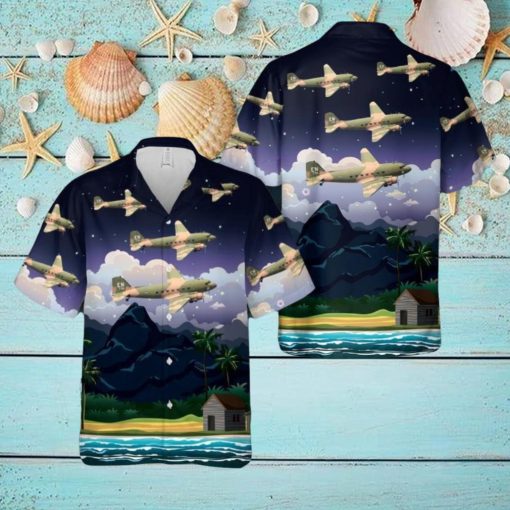 USAF Douglas AC 47 Spooky Aloha Hawaiian Shirt Men And Women Beach Shirt