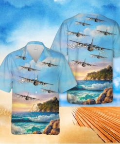 USAF Lockheed AC 130U 4th Special Operations Squadron Hawaiian Shirt