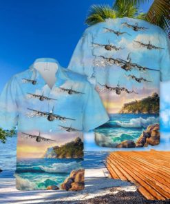 USAF Lockheed AC 130U 4th Special Operations Squadron Hawaiian Shirt