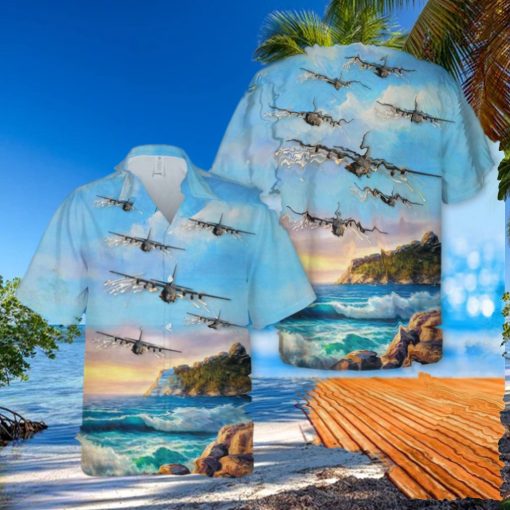 USAF Lockheed AC 130U 4th Special Operations Squadron Hawaiian Shirt