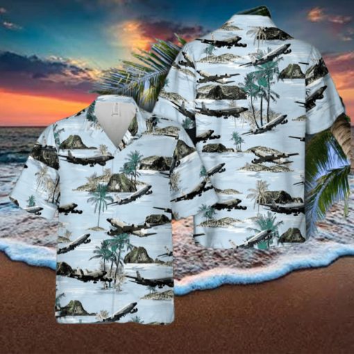 USAF RC 135 Rivet Joint Recon Airplane Hawaiian Shirt For Men And Women