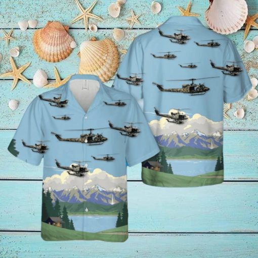 USAF UH 1N Twin Huey   6th Special Operations Squadron Hawaiian Shirt