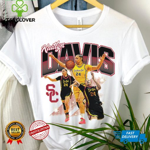 USC NCAA Women’s Basketball Kaitlyn Davis Official 2023 2024 Post Season T Shirt