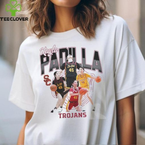 USC NCAA Women’s Basketball Kayla Padilla Official 2023   2024 Post Season T Shirt
