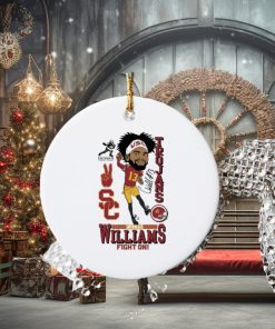 USC Trojans Caleb Williams 2022 Heisman Trophy Winner Fight On Ornament Christmas