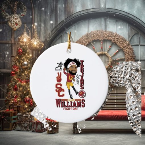 USC Trojans Caleb Williams 2022 Heisman Trophy Winner Fight On Ornament Christmas