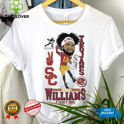 USC Trojans Caleb Williams 2022 Heisman Trophy Winner Fight On Shirt