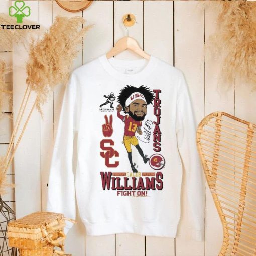 USC Trojans Caleb Williams 2022 Heisman Trophy Winner Fight On Shirt