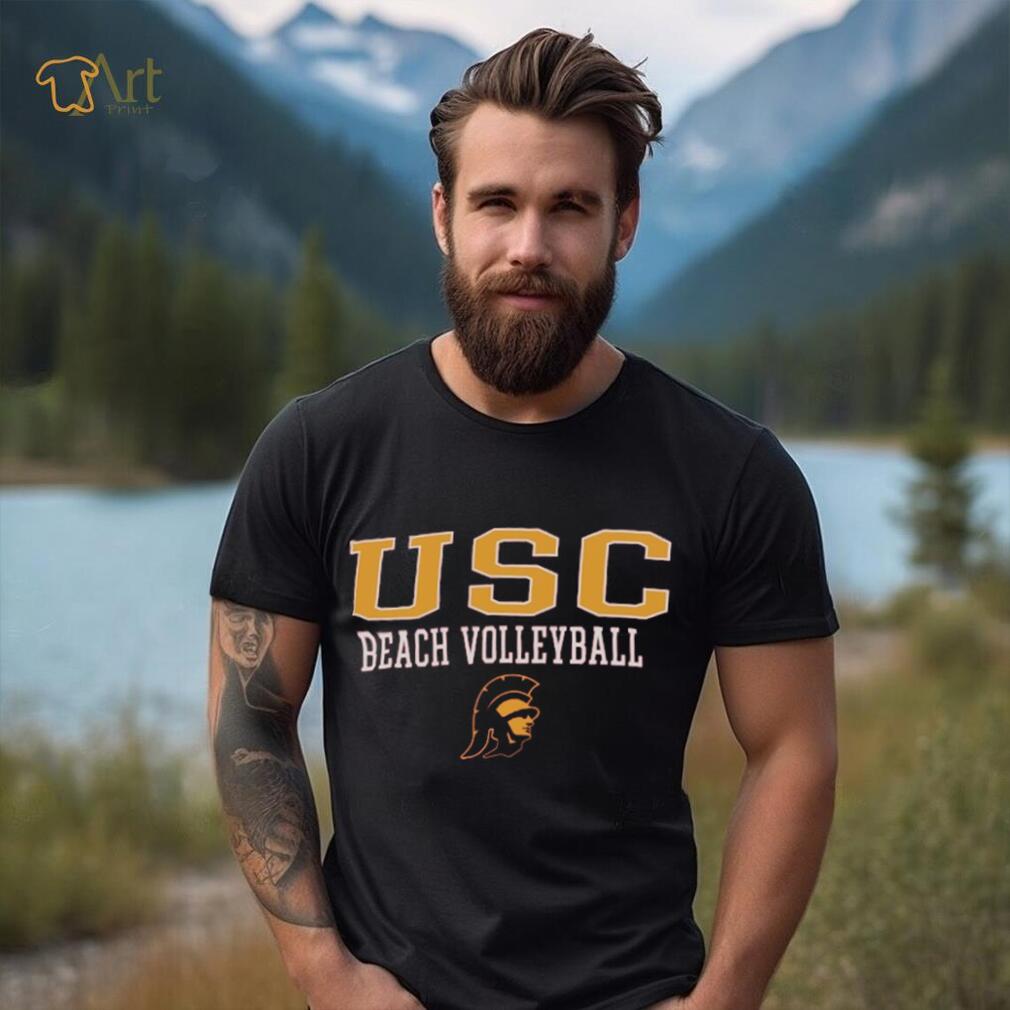 USC Trojans Champion Stacked Beach Volleyball Powerblend Shirt USC Trojans Champion Stacked Beach Volleyball Powerblend Shirt