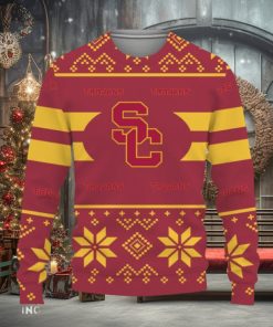 USC Trojans Custom New Uniforms For Fan Gear Knitted Christmas Sweater Gift Holidays 1 USC Trojans Custom New Uniforms For Fan Gear Knitted Christmas Sweater Gift Holidays