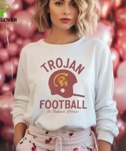 USC Trojans Football Helmet 11 National Champs T Shirt