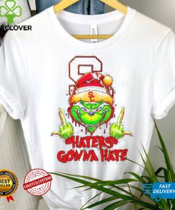 USC Trojans Grinch middle finger haters gonna hate shirt