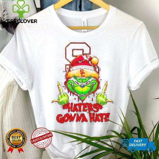USC Trojans Grinch middle finger haters gonna hate shirt