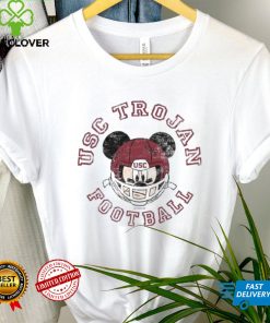 USC Trojans Men’s Disney Slot Cross Mickey Dyed Ringspun T Shirt