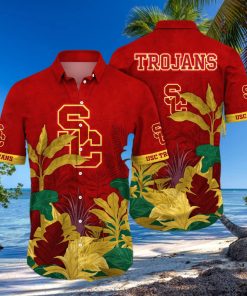 USC Trojans NCAA For Sports Fan Flower Hawaiian Style Shirt