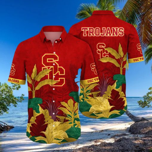 USC Trojans NCAA For Sports Fan Flower Hawaiian Style Shirt