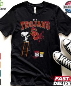 USC Trojans Snoopy Painting Shirt