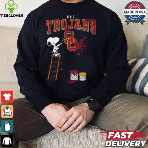 USC Trojans  Snoopy Painting Shirt