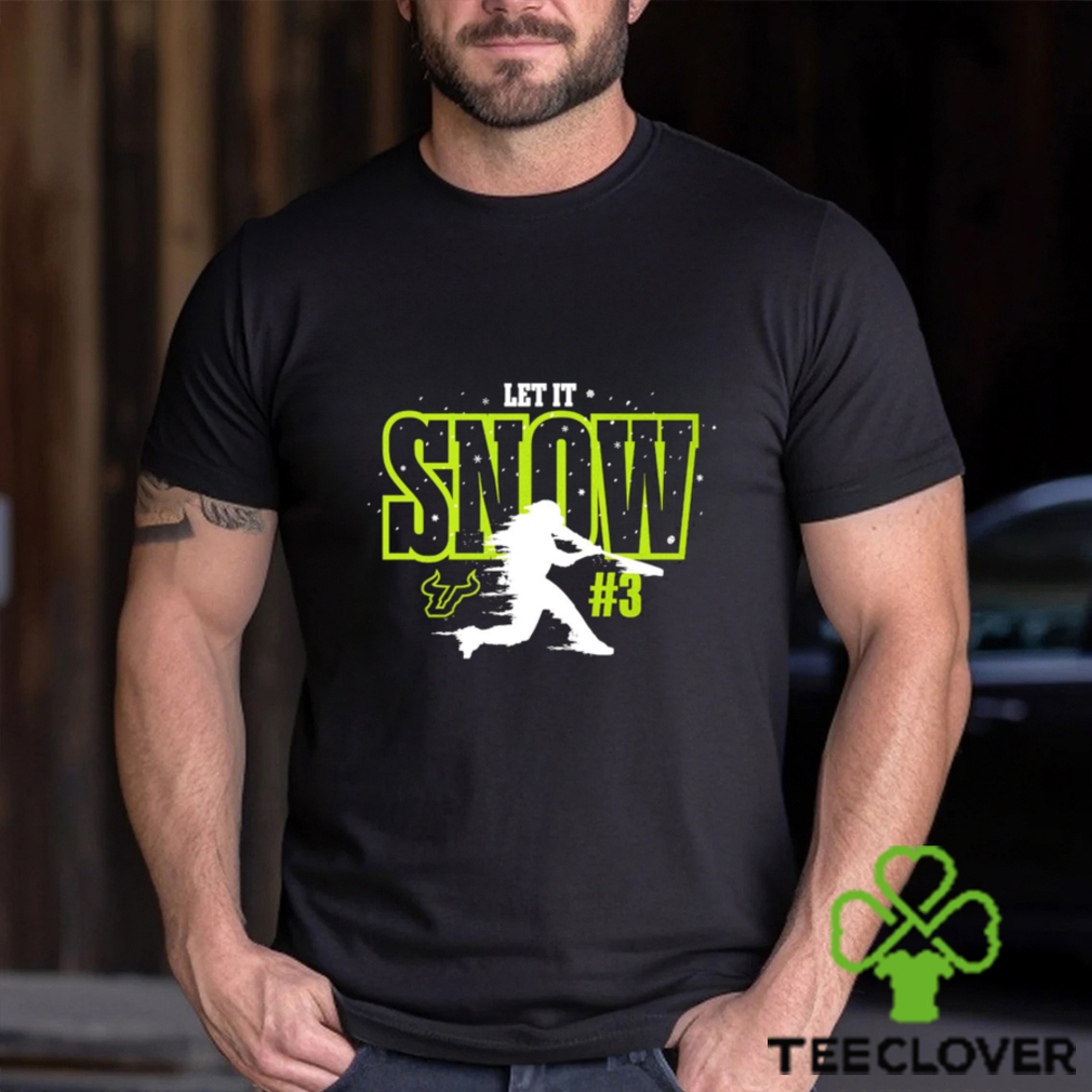USF South Florida Bulls let it Snow shirt USF South Florida Bulls let it Snow shirt