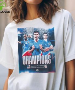 USMNT Back To Back To Back Concacaf National League Champions 2024 Tee FOX Soccer shirt