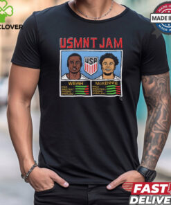 USMNT Jam Weah And McKennie USA team t shirt