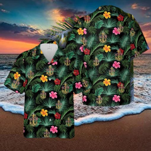USN Senior Chief Coaster Hawaiian Shirt For Men And Women