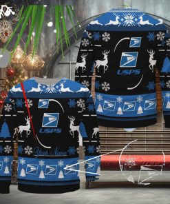 USPS Ugly Sweater Uniform Sweater Custom Name