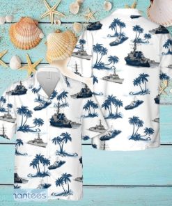 USS Arleigh Burke class Destroyer Ship Hawaiian Shirt Gift Holidays